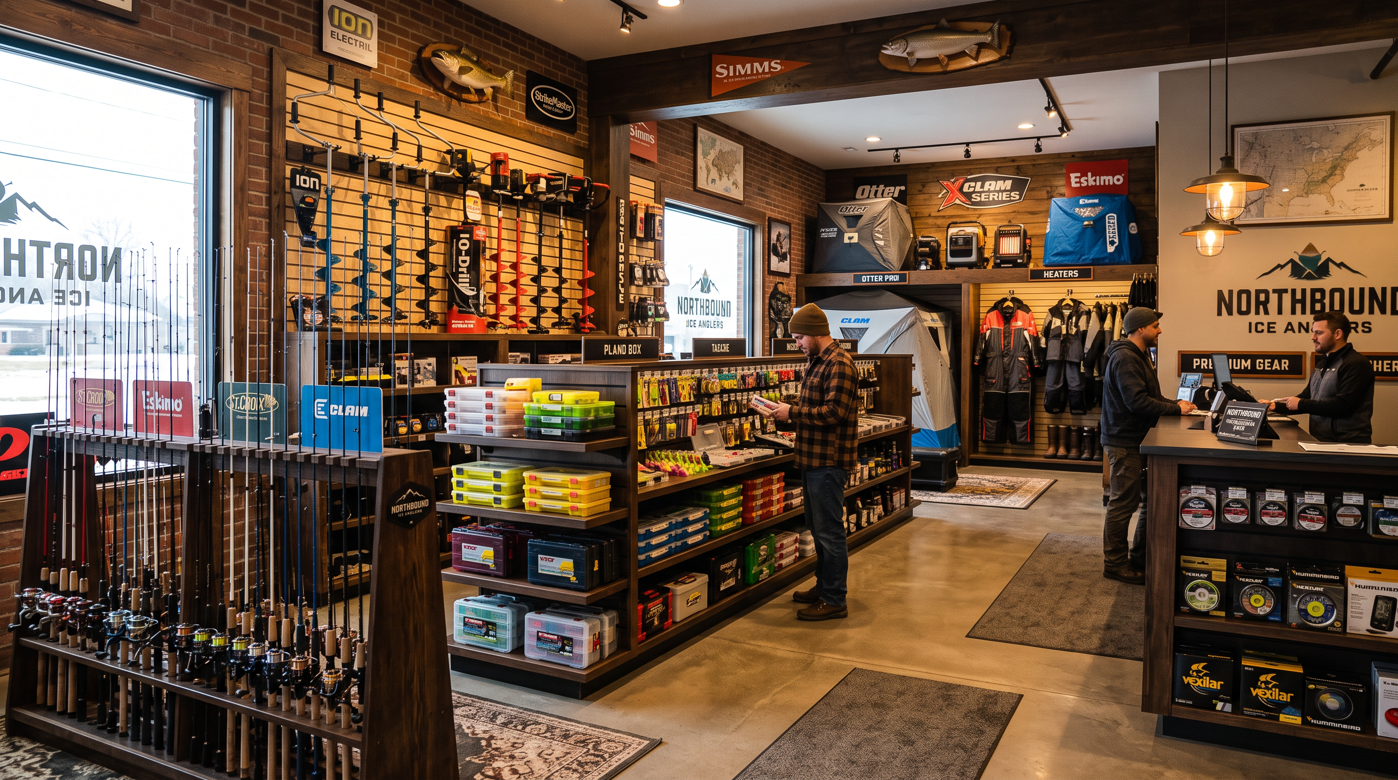 IceGearPro flagship store interior in Tashkent, Uzbekistan
